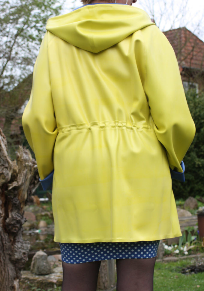 Damen Latex Regenjacke "Friesennerz", Materialstärke 0,8 mm.