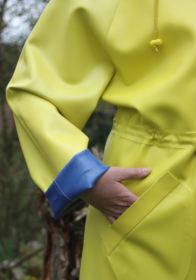 Damen Latex Regenjacke "Friesennerz", Materialstärke 0,8 mm.