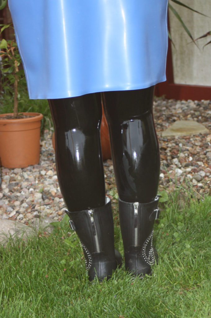 Latex Regenjacke unisex, Materialstärke 0,8 mm.