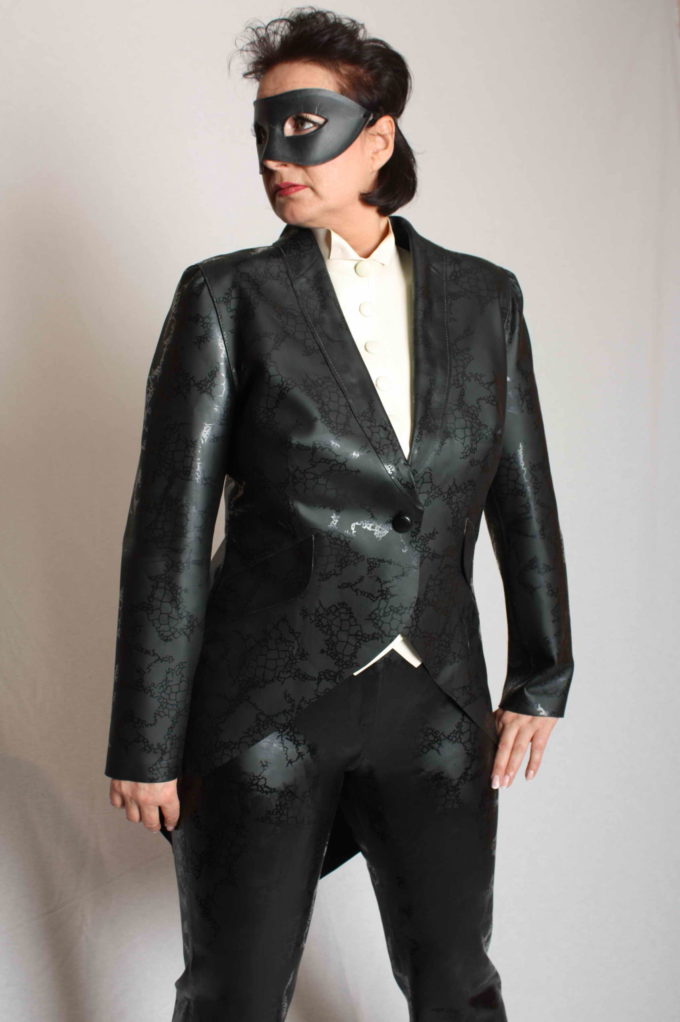 Damen Latex Frack