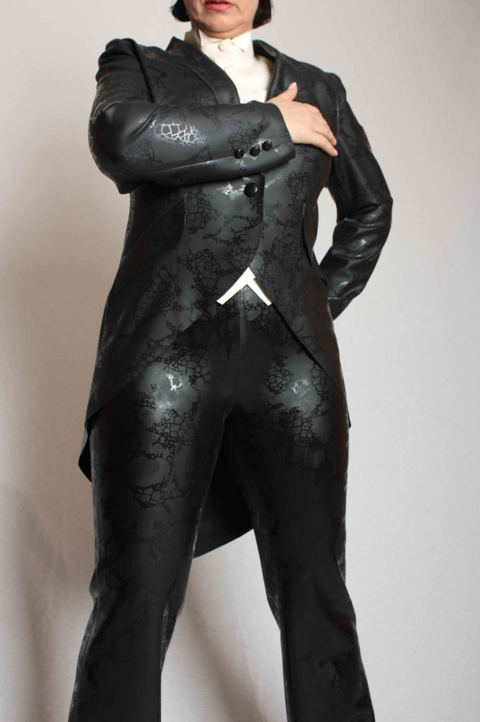 Damen Latex Frack