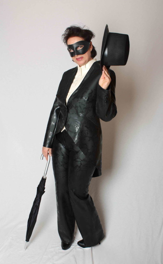 Damen Latex Frack