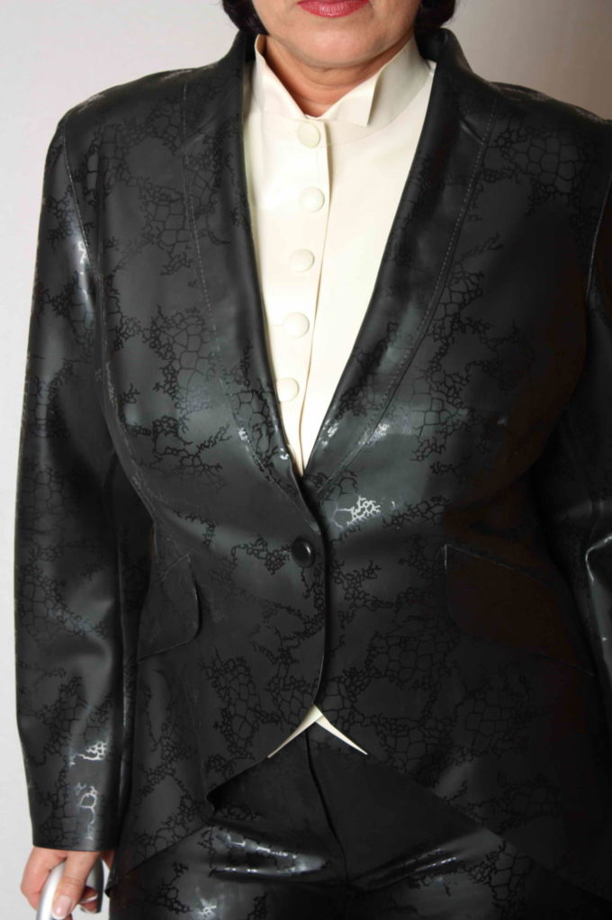 Damen Latex Frack