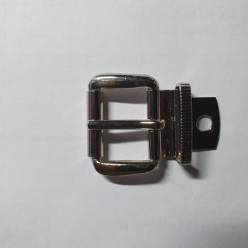 Rollschnalle 20mm mit Nietblech